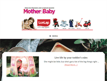 Tablet Screenshot of motherandbabyindia.com